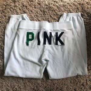 PINK Victoria’s Secret blue joggers size XS